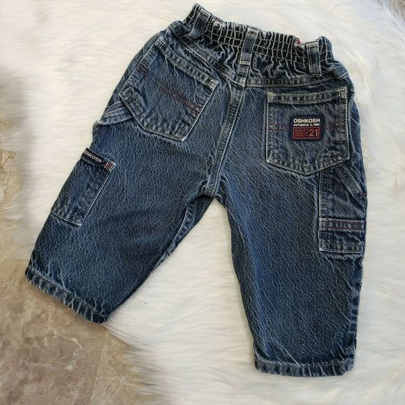 VTG BABY B'GOSH Oshkosh B’Gosh Carpenter Jeans - Picture 2 of 5